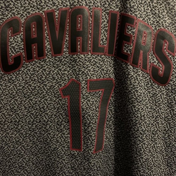 Cleveland Cavaliers Adidas Gray Static Jersey Anderson Varejao Size Medium M - Picture 2 of 10